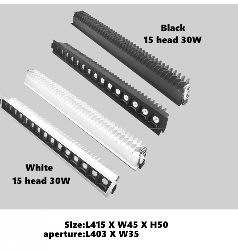 IP55 Ceiling Recessed Led Strip Lighting 7W 10W 2700K-3000K Warm White