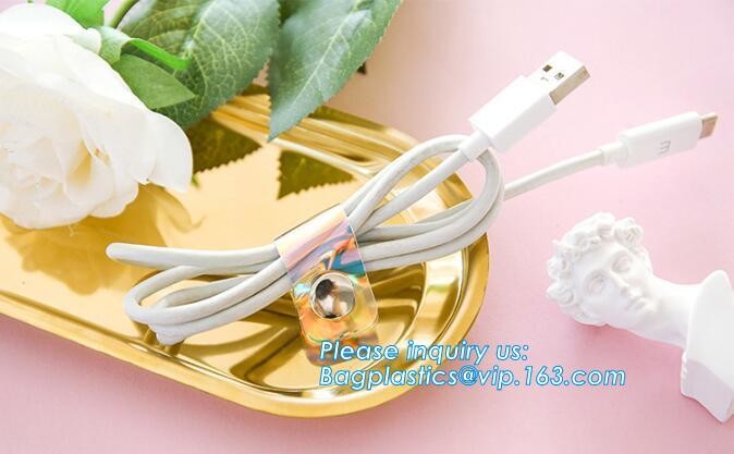 Plastic Bag OEM Custom PVC Loop Handle Image Printed Plastic Shopping Bag,Promotional Clear Waterproof Plastic Cosmetic