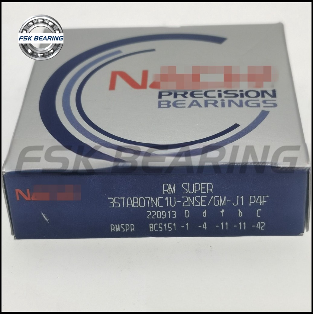 Super Precision 35TAB07 NC1U-2NSEGM-J1 Angular Contact Bearing 35*72*15 mm P4 Quality