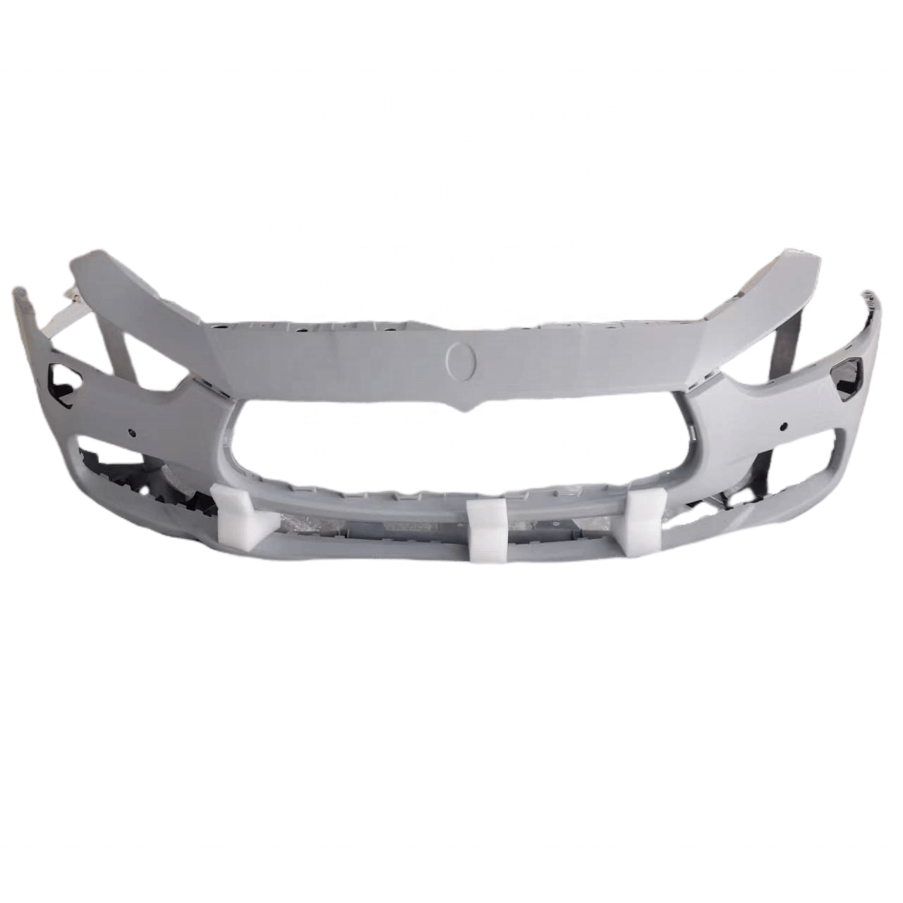 2013-2017 Ghibli Front Bumper With Headlight Spray Cap And Radar Hole Standard Design