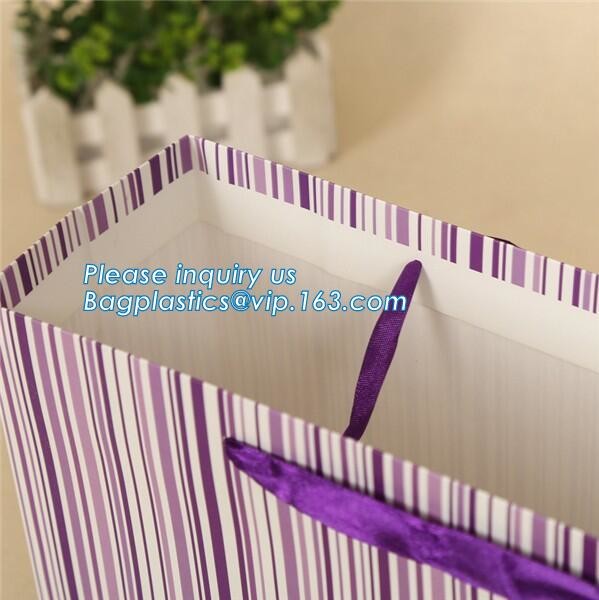 Luxury Paper Gift Carrier Shopping Bag Party Bag with Handles,printed paper carrier bag for apparel shopping bag, bageas
