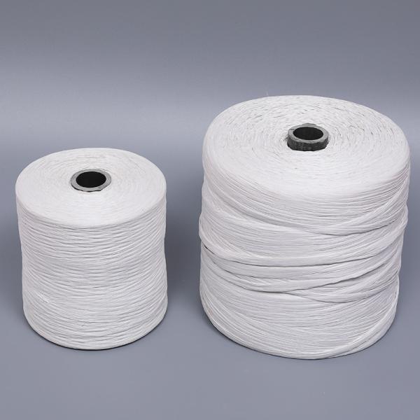 Cable Filling White PP Filler , 2mm 18KD 3mm 30KD Fibrillated Polypropylene