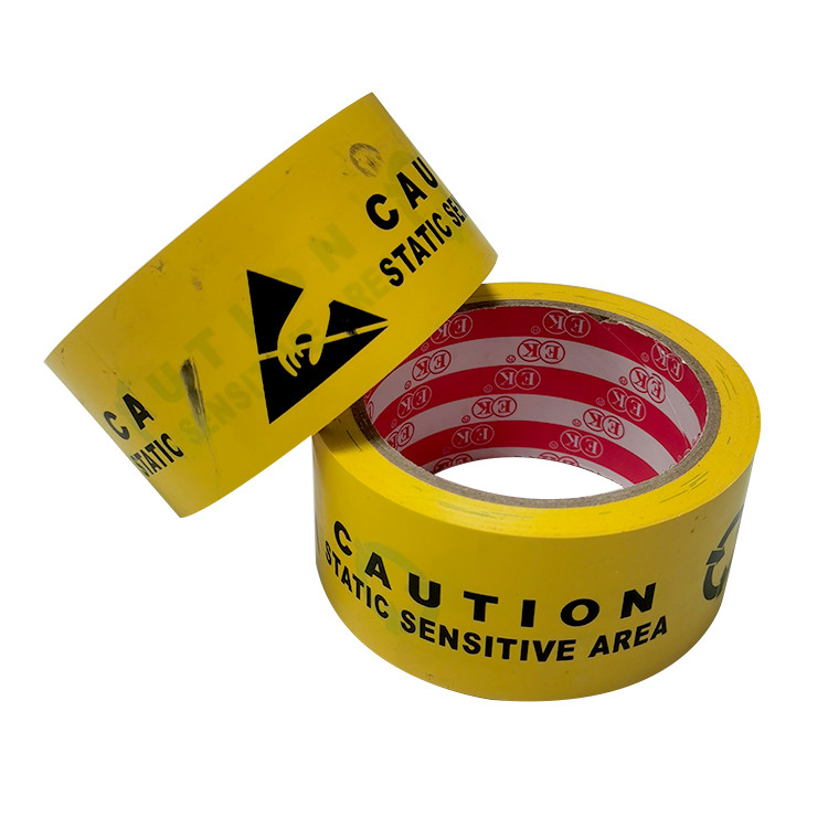 Vinyl 0.15mm ESD Warning Tape For Antistatic Protected Area