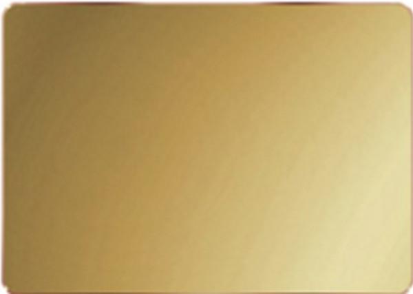 Yellow Gold Colored Sheet Metal , Width 600 - 1500mm Stainless Steel Decorative