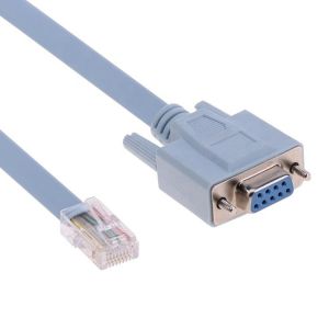 1.8M RS232 DB9 PIN Female to RJ45 Network Console Cable for Cisco Router Switch