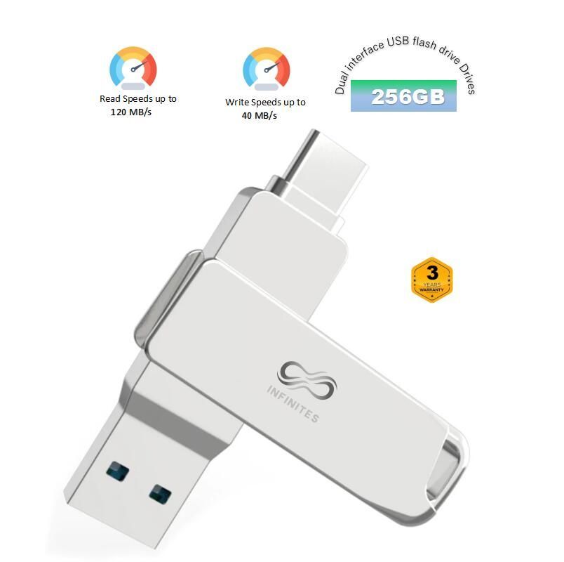 Free Mold Opening Portable Type-C Solid State Disks Sk USB 3.2 Flash Drive Provides a Read Speed of up to 550MB/S and a Write Speed of 520MB/S 2tb