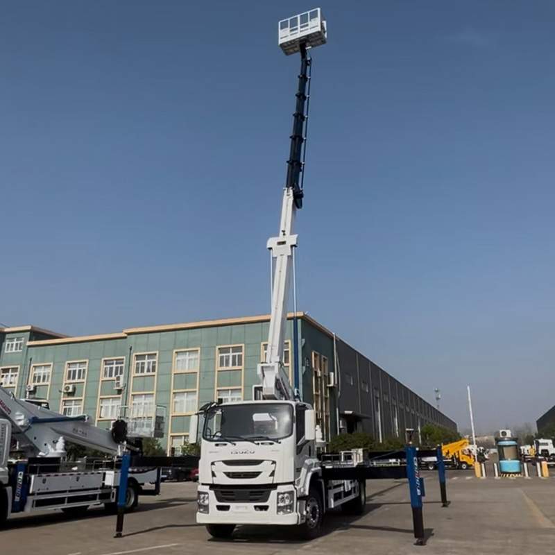 Factory Price Isuzu 45m Aerial Work Platform, Heavy-Duty Boom Lift for Wind Turbine & High-Rise Maintenance