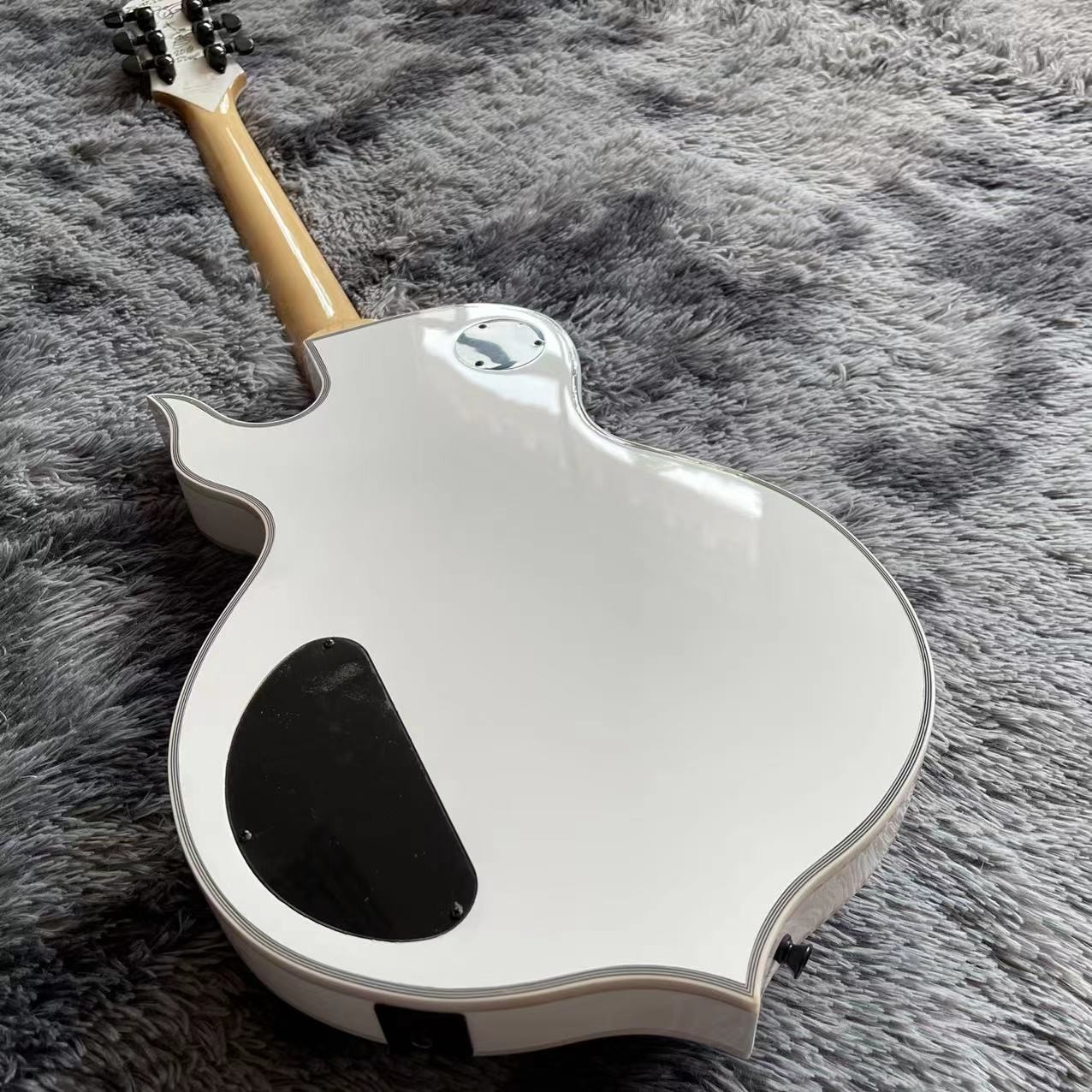 Custom Zakk Wylde Audio in Kinds Color Electric Guitar with Bound Ebony Fretboard Block Inlays