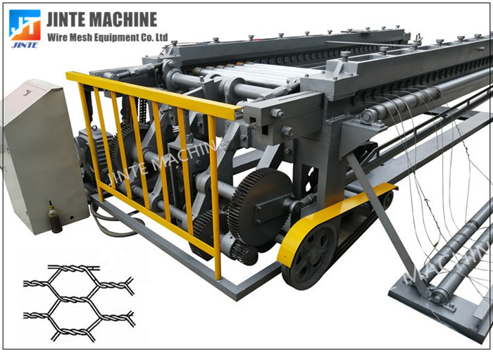 Fully Automatic Galvanized 16kw Gabion Mesh Machine Max.4.3m