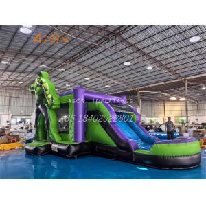 The Hulk Inflatable Castle With Slide Commercial Bouncer Inflatable Jumping