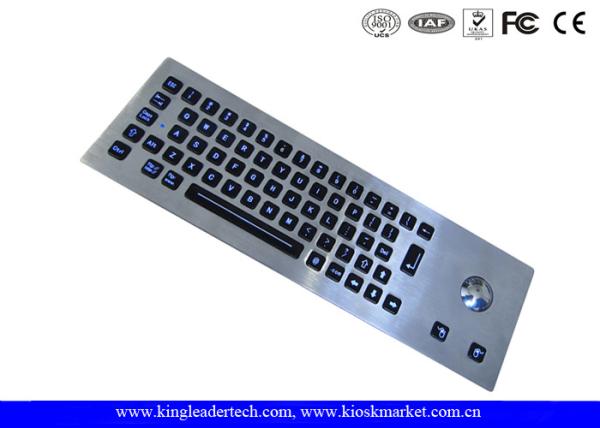 Backlight Panel mount rugged keypad Metal 65 full travel keys , integrated