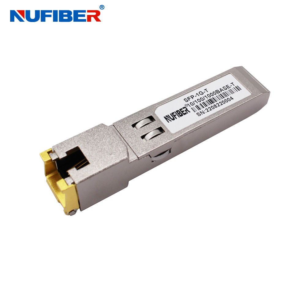  Gigabit Copper RJ45 SFP Module Transceiver 10/100/1000Mbps UTP Cable Copper 100m compatible with Cisco Copper Module Manufactures