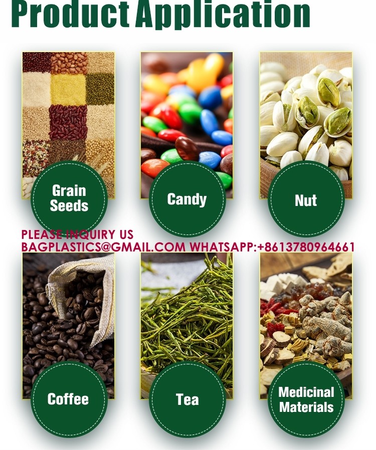 Packaging Sweets Tea Biscuits Aluminium Foil Bags Self-Standing Zipper Packaging Bags