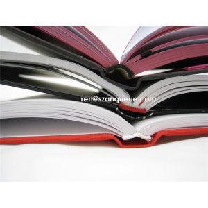 Custom good quality brandbook emboss logo notebook