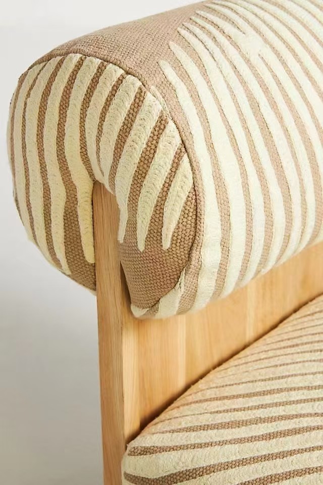 Luxury Hotel Room Leisure Fabric Armchair Single Set Customization