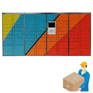 Electric Customizable Parcel Delivery Lockers With Remote Platform And