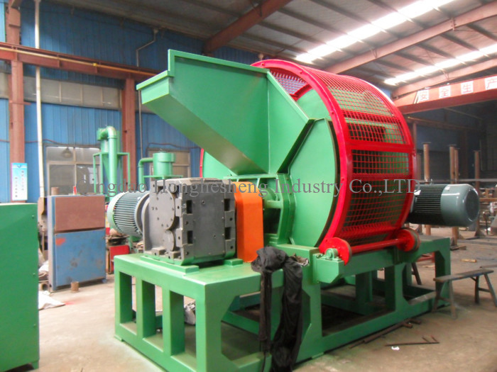 3T/H 10T/H Waste Tyre Recycling Plant Tire Shredding Machine Whole Tire Crusher
