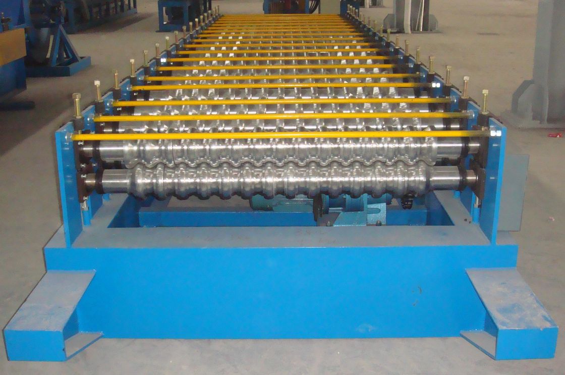 Metal Wall And Roof Corrugated Roll Forming Machine With Hydraulic Station
