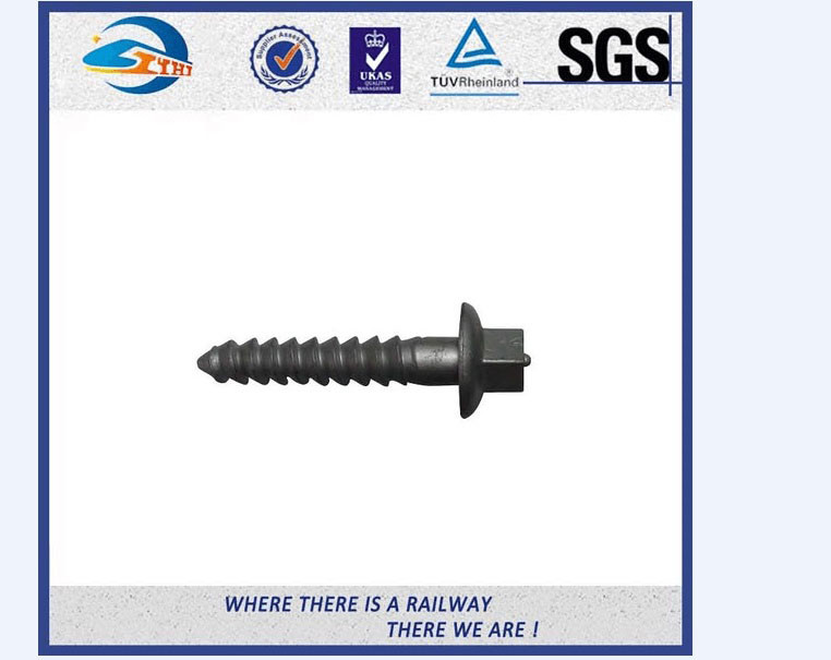 Self Trapping Track Screw Spikes For Railway And Mining Sleeper