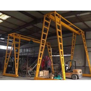  Single Beam Small Gantry Crane 1T 2T Load Capacity Quick Easy Assembly Manufactures