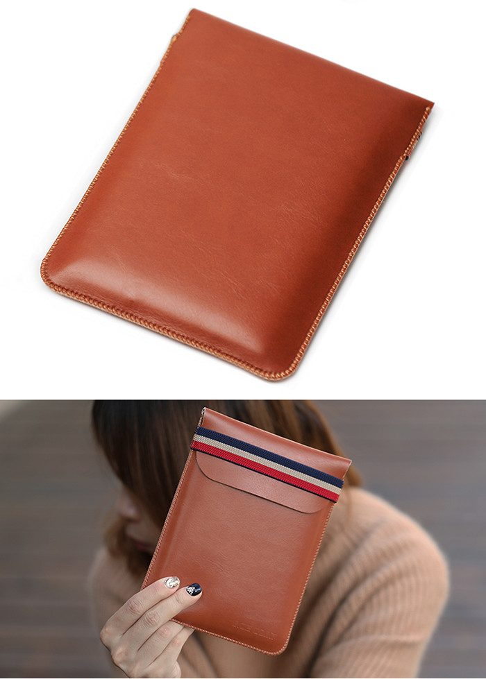 Leather Bag , Laptop Notebook Sleeve Bag Computer Case For Macbook Air Pro
