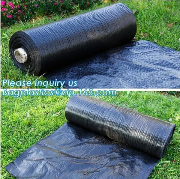 Quality Anti-UV Landscape Fabric PP Woven Agricultural Weed Control,PP Woven Landscape Fabric Garden Weed Barrier Mat, bagplasti for sale