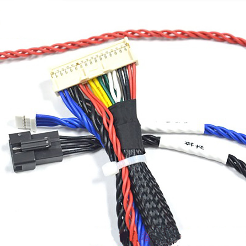 Industrial Shielded 30cm Wire Harness Cable Assembly Anti Sway