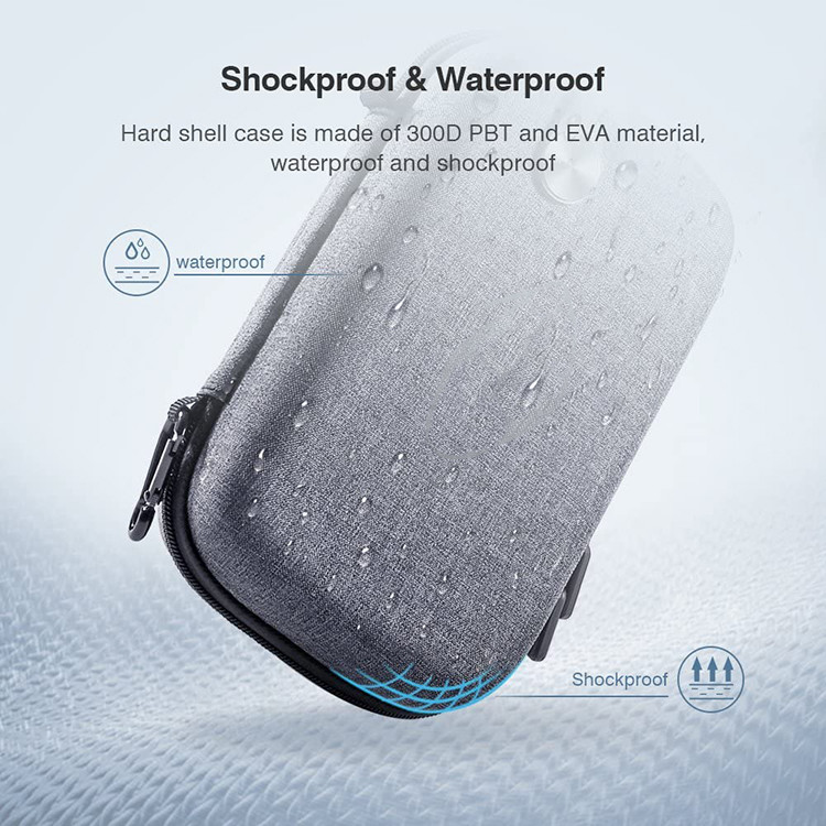 OEM ODM Electronics Organizer Travel Case 19.5*12*7cm