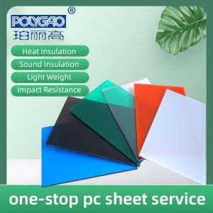 6mm Thickness Clear Polycarbonate Solid Sheet with Customized Length and