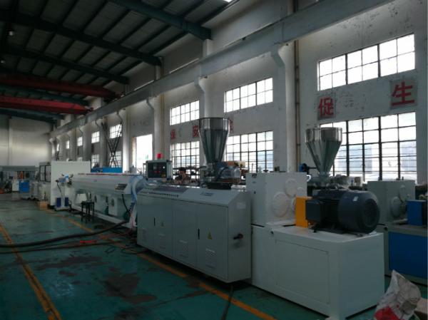 Double Screw PVC Pipe Extrusion Line , Plastic Water Pipe, PVC Tube Making