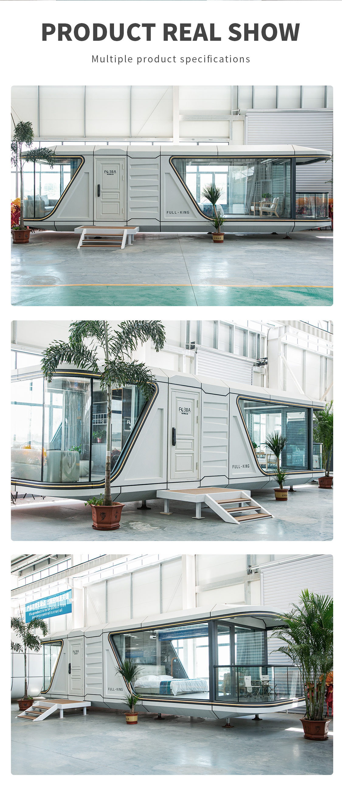 Prefabricated Galvanized Steel Frame Mobile Capsule House Space Capsule Container