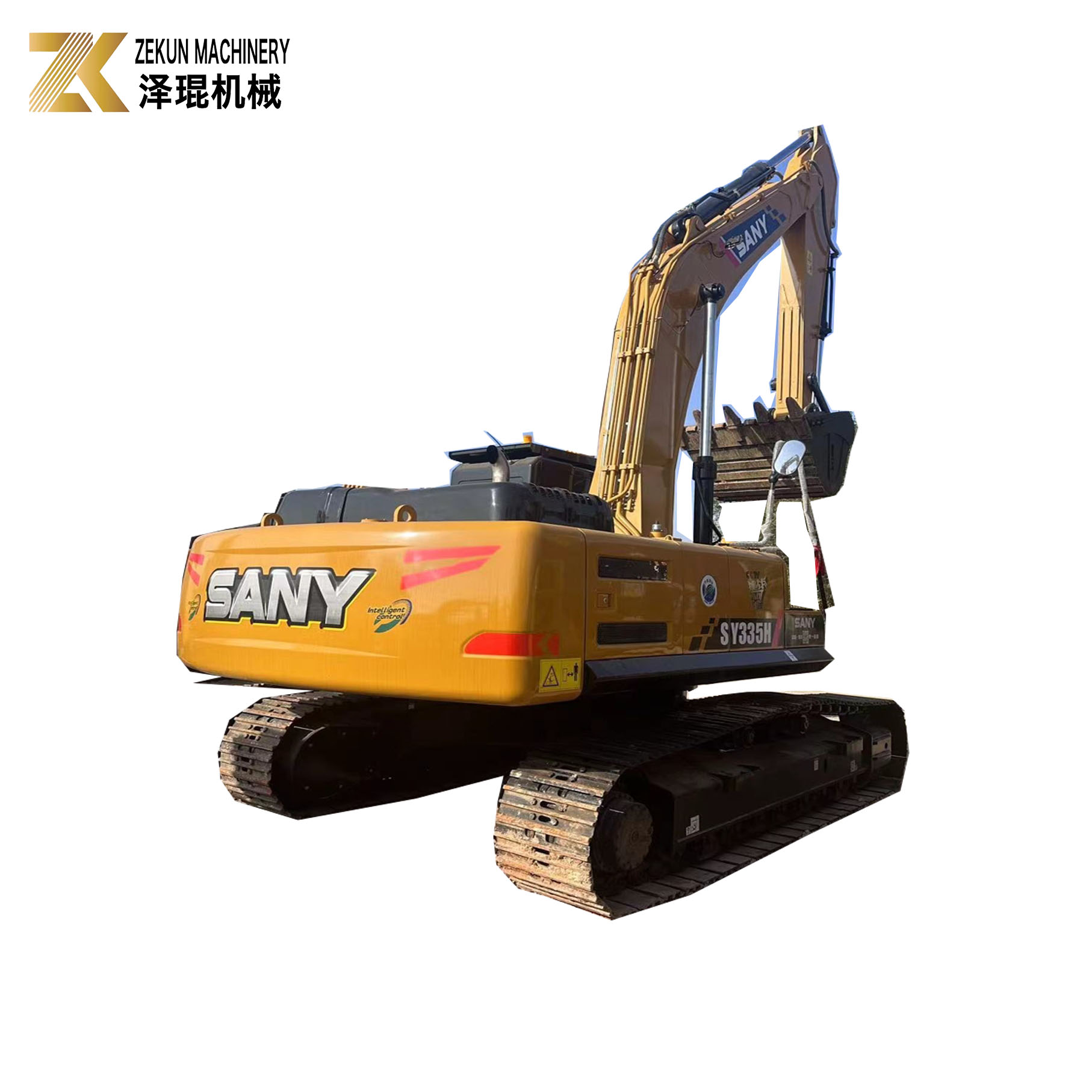 35ton Used Sany Excavator 1.5M3 Bucket With Hydraulic Valve