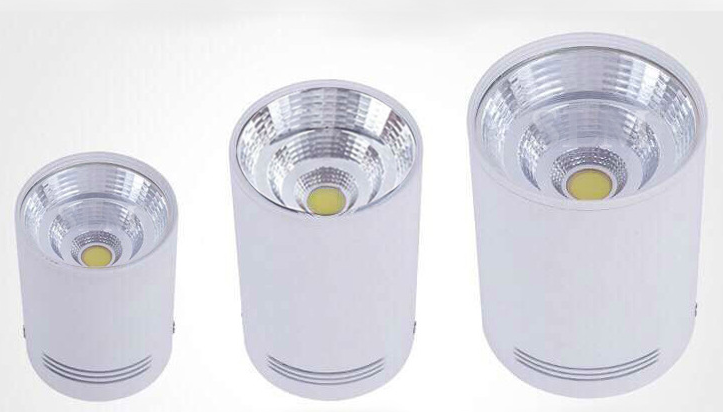 15W COB Led Downlight Cylinder Down Light Surface Mount Indoor Can LED Ceiling Lamp