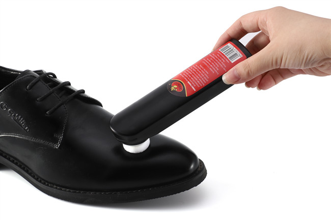 2.46 Fl. Oz. Black Color Liquid Shoe Polish Restore Shine Gloss To Leather Shoes Boots Shines Leather Carnauba Nourishes