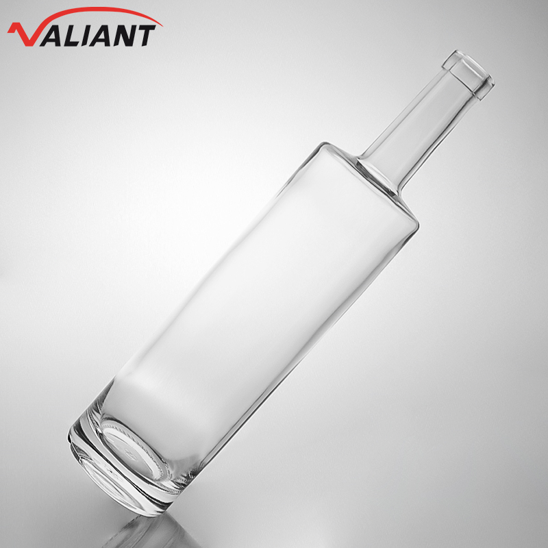Industrial Beverage Glass Bottle for Gin Rum Brandy Whisky 750ml Straight Shoulder