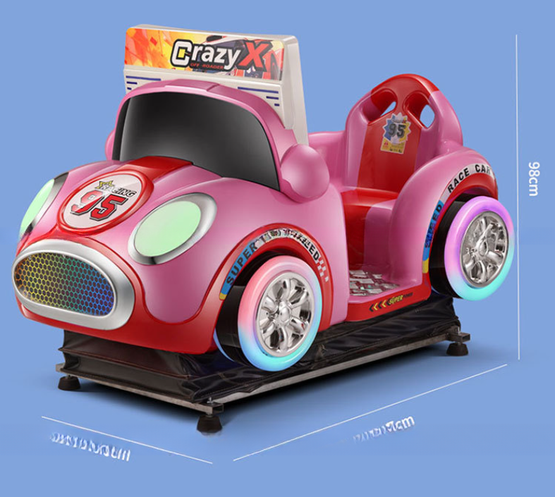 Dreamland coin operated 3D interactive games karting car kiddie rides game machine for children game room