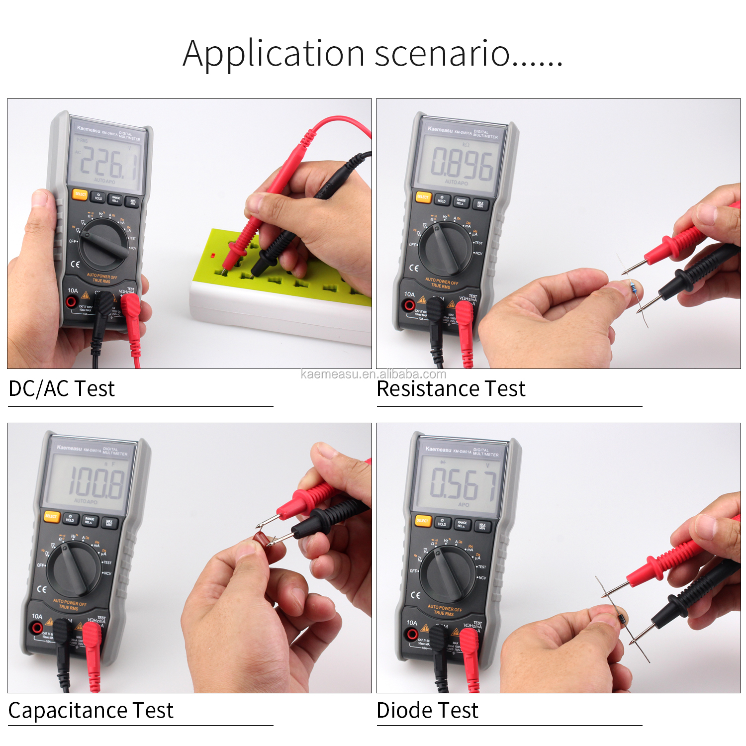 Hot Selling Electric Multi Tester Mini Portable Smart Auto Range Digital Multimeter Price