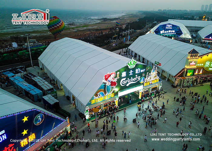 Water Resistant Tsingtao Beer Festival Event Tent With 5 Years Warranty