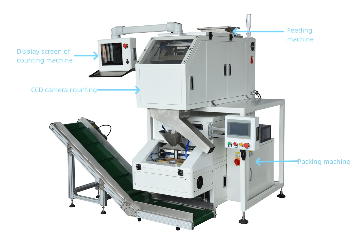 Automatic Screw Counting Machine AX-WLDC-T25 for Small Vacuumable Components