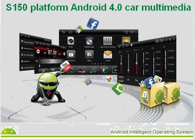 Ouchuangbo Auto Radio Android 4.0 for Universal Car DVD GPS Player Sat Navi with S150 BT USB TV 3G Wifi