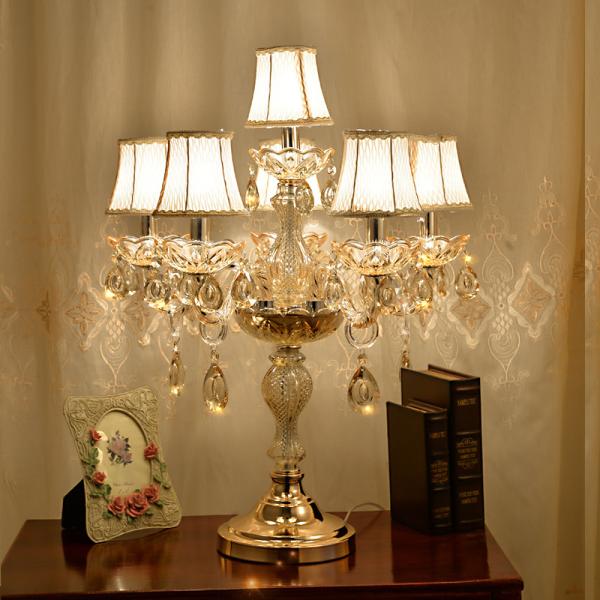 Modern crystal table lamps Bedside lamp for bedroom luxury crystal table lamp(WH