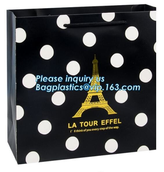 Cheap Customized Pink Printed Paper Shopping Bag For Clothing and Gift,Recycled Luxury Paper Bags & Retail Carrier Bags