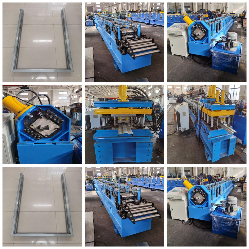 5.5Kw Profile Door Frame Forming Machine Hydraulic Cutting 380V