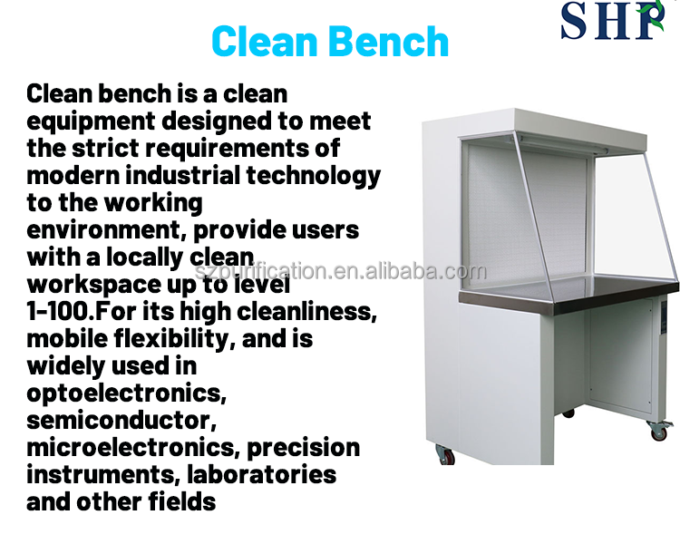 SUS304 30KG Clean Bench Cabinet Laminar Flow Hood Clean Room Laboratory Equipment