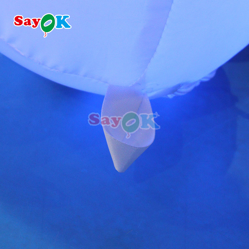 Music Stage Deco Inflatable Mushroom Park Decorative Inflatable Lighting Mushrooms Plants