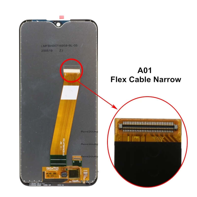 Phone Refurbished Lcd screen For SAM A01 A015 Display Lcd Touch Screen Digitizer