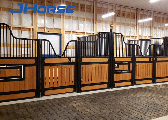 Bamboo Wood Heavy Duty 8 Ft European Horse Stalls