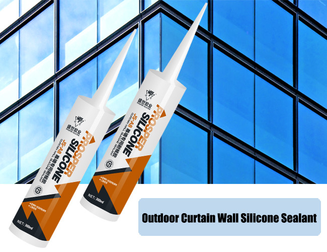 White One Component Silicone Sealant , Exterior Grade Silicone Caulk For Glass Daylight Roof