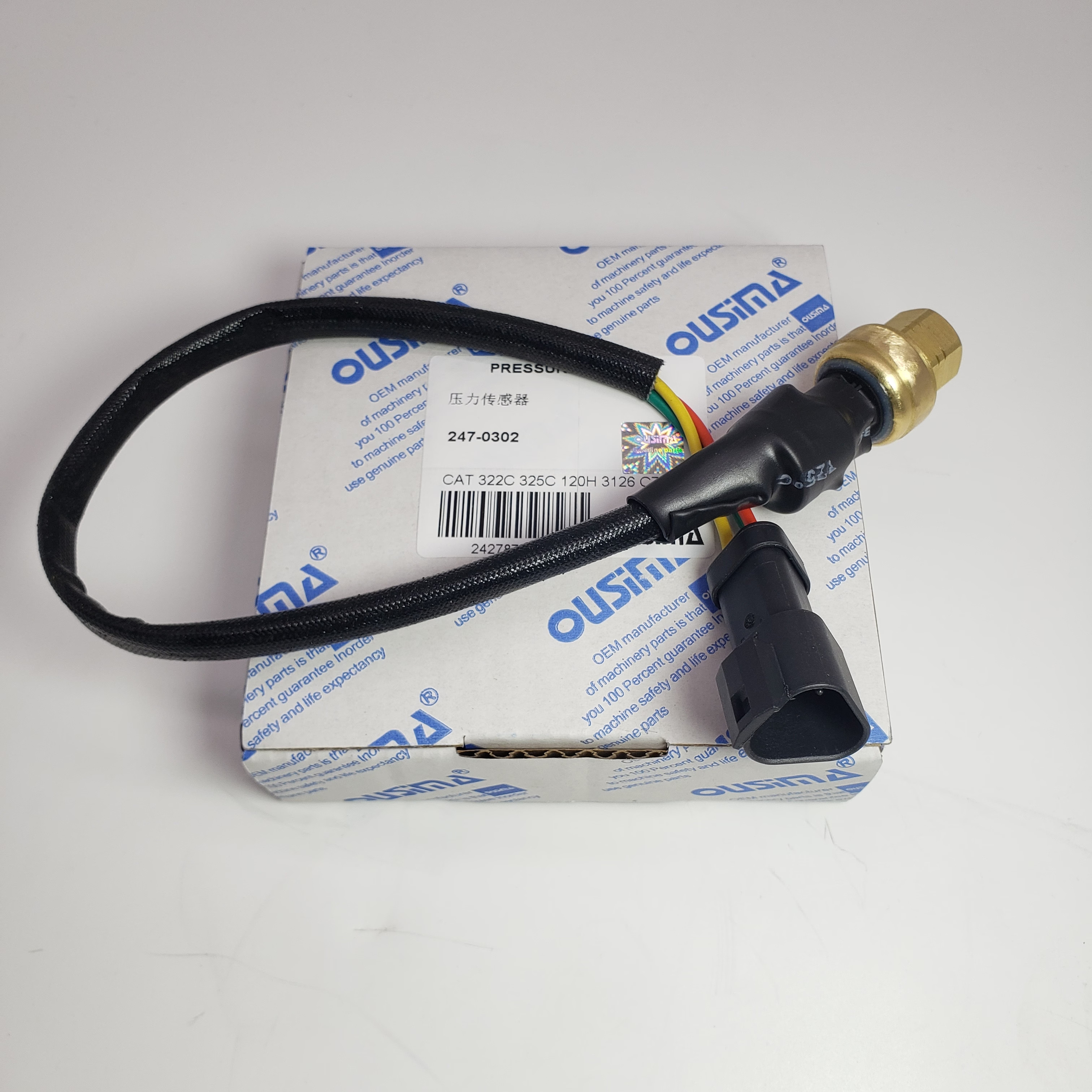 Pressure Sensor 247-0302 For CAT 322C 325C 3126B 120H 938G II