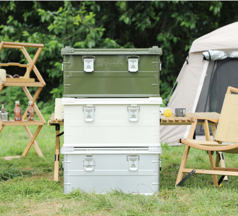 Conveniently Installed Aluminum Alloy Camping Kitchen Box with and Customized Support